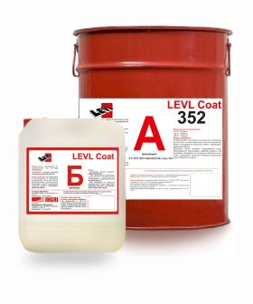 Двухкомпонентная цветная полиуретановая композиция для устройства наливных полов LEVL Coat 352