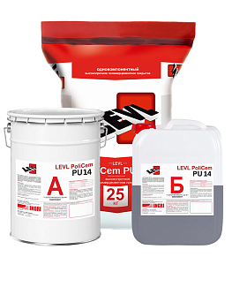 Полиуретанцементное покрытие LEVL PoliCem PU 014
